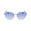 Bicolor Metal SunglassesSUNGLASSES LONGCHAMP WOMAN LO128S-719 (Lens/Bridge/Temple) 58/18/140 mm.Material: METAL.Colour: GOLD-BLUE.Measures (Lens/Bridge/Temple): 58/18/140mm.BLUE.FILTER 1Bicolor Metal Sunglasses${tagsLongchampAulae Bicolor Metal Sunglasses