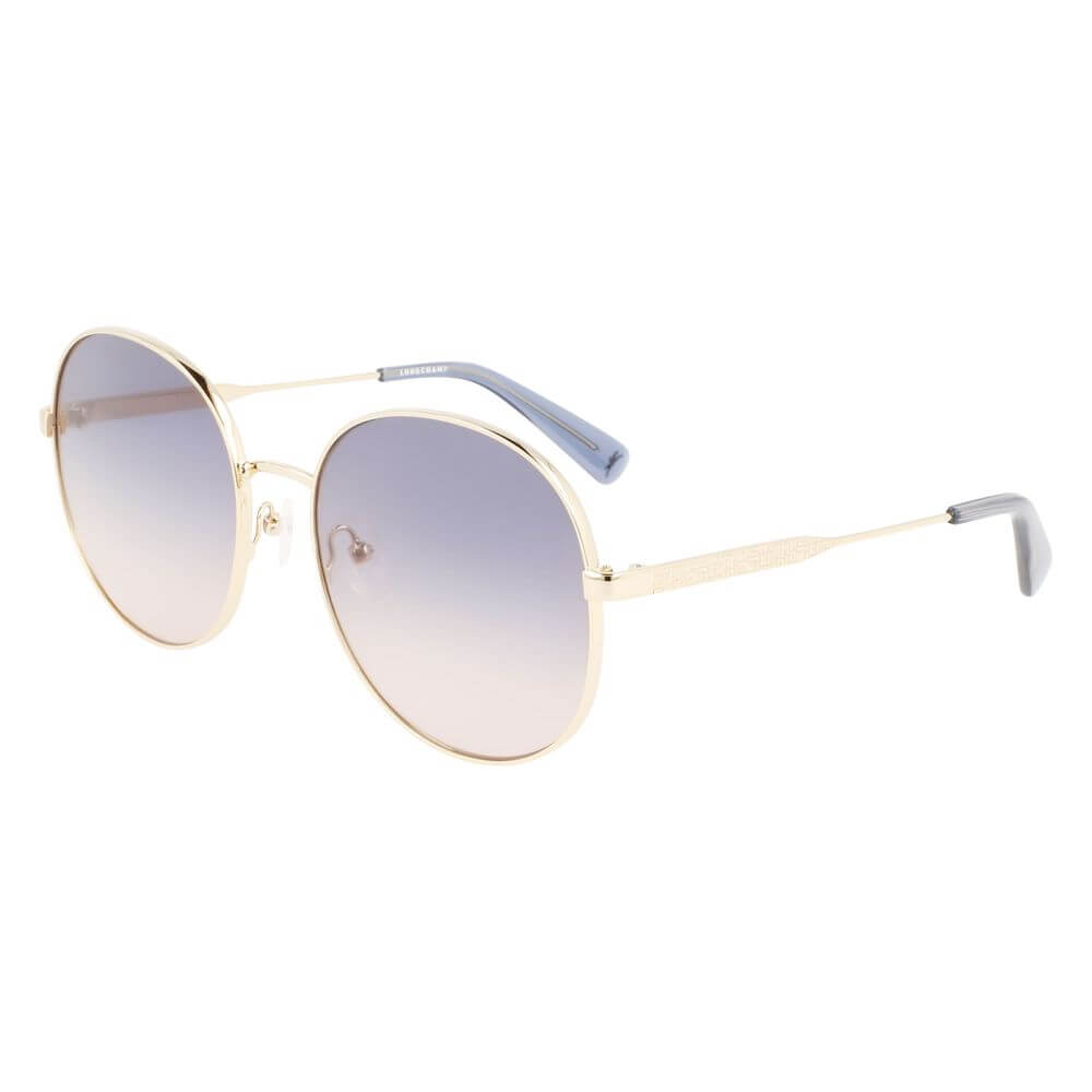 Multicolor Metal SunglassesSUNGLASSES LONGCHAMP WOMEN LO161S-704 (Lens/Bridge/Temple) 59/19/140 mm.Material: METAL.Colour: Orange blue gold.Measures (Lens/Bridge/Temple): 59/19/140mm.Pink Gradient blue.UV filter 2Multicolor Metal Sunglasses${tagsLongchamp