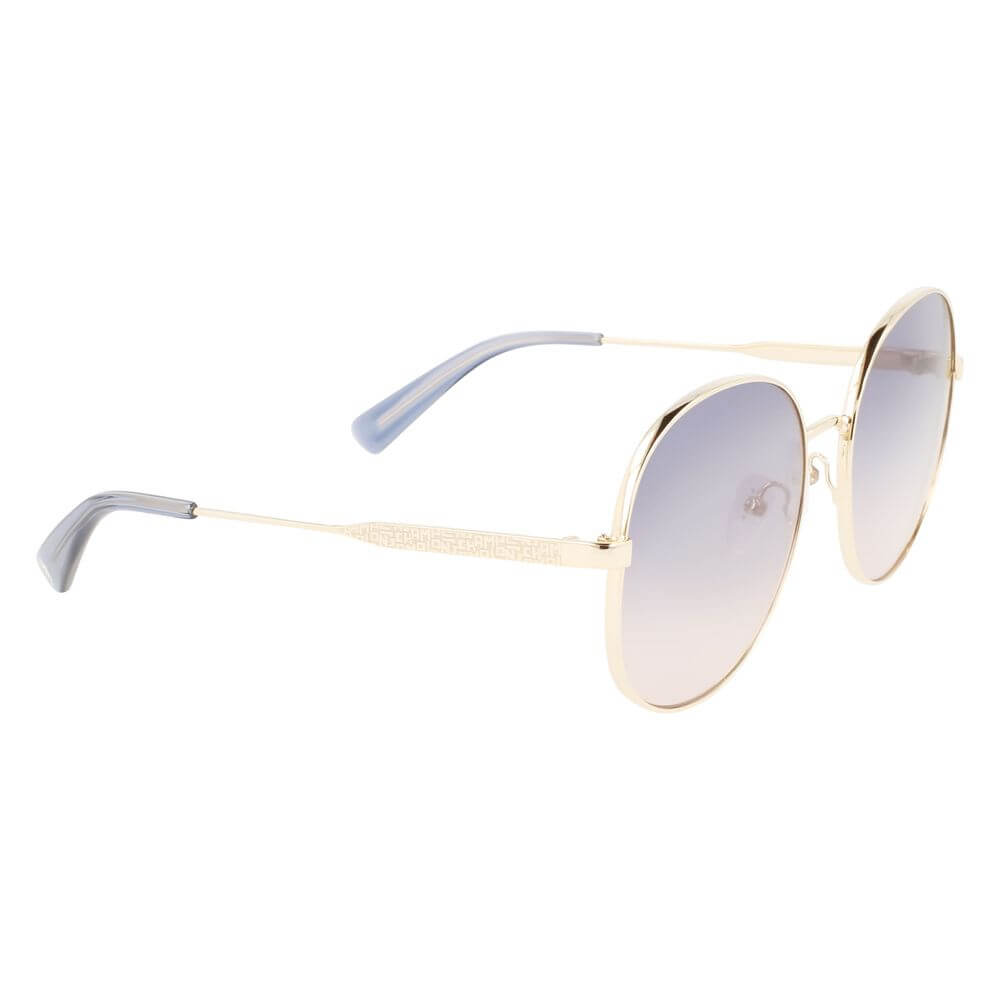 Multicolor Metal SunglassesSUNGLASSES LONGCHAMP WOMEN LO161S-704 (Lens/Bridge/Temple) 59/19/140 mm.Material: METAL.Colour: Orange blue gold.Measures (Lens/Bridge/Temple): 59/19/140mm.Pink Gradient blue.UV filter 2Multicolor Metal Sunglasses${tagsLongchamp