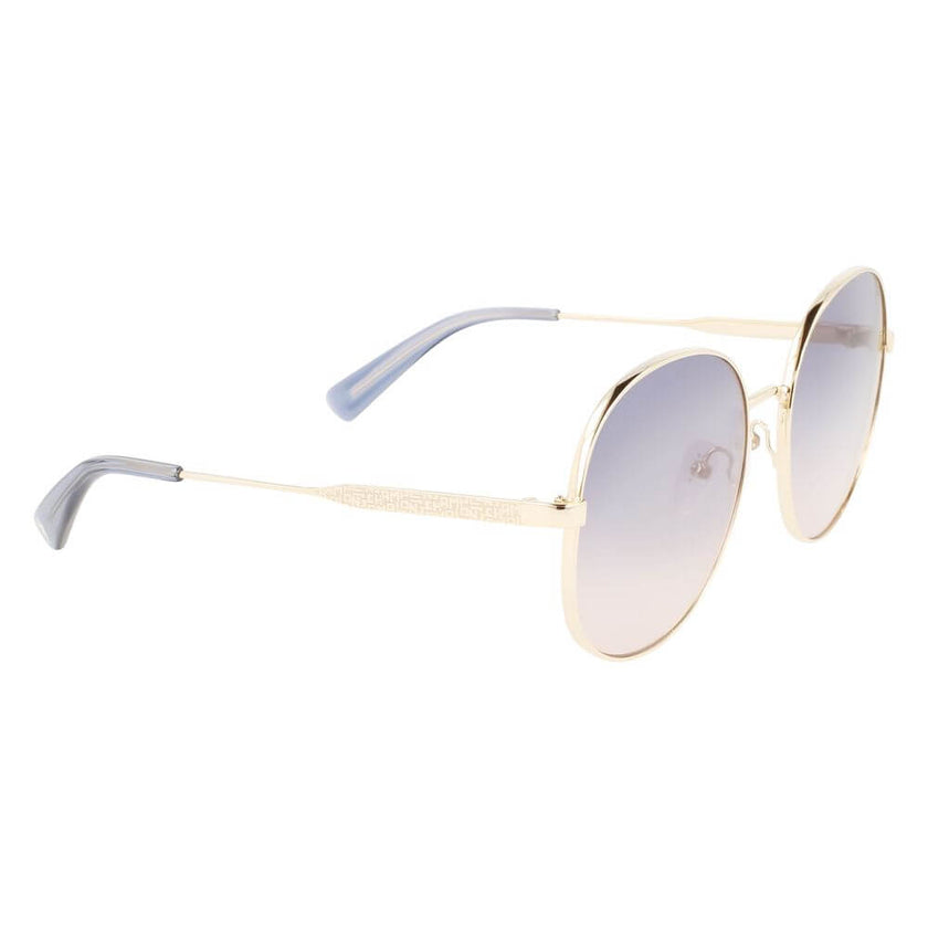Multicolor Metal SunglassesSUNGLASSES LONGCHAMP WOMEN LO161S-704 (Lens/Bridge/Temple) 59/19/140 mm.Material: METAL.Colour: Orange blue gold.Measures (Lens/Bridge/Temple): 59/19/140mm.Pink Gradient blue.UV filter 2Multicolor Metal Sunglasses${tagsLongchamp
