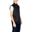 Black Polyester Sleveless JacketThe Boss V_Thor 2 10262007 01 50514762 men’s sleeveless vest is the perfect choice for those seeking a modern and functional style. Made from 100% polyester, this garment offers lightness, durability, and comfort throughout