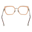 Pink Metal & Plastic Glasses (Frames)Gender Women Main color Rose Frame color Rose Frame material Metal & Plastic Rim Style Full-Rim Lenses Color Demo glasses Lenses Material Plastic Lenses Effect No Extra Lenses Height 43 Bridge width 19 Frame width 140