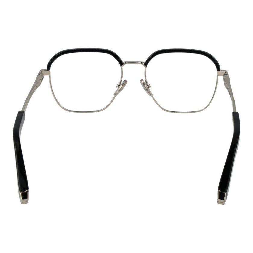 Black Metal Glasses (Frames)Gender Men Main color Black Frame color Black Frame material Metal Rim Style Full-Rim Lenses Color Demo glasses Lenses Material Plastic Lenses Effect No Extra Lenses Height 44 Bridge width 17 Frame width 135 Temples Length 145