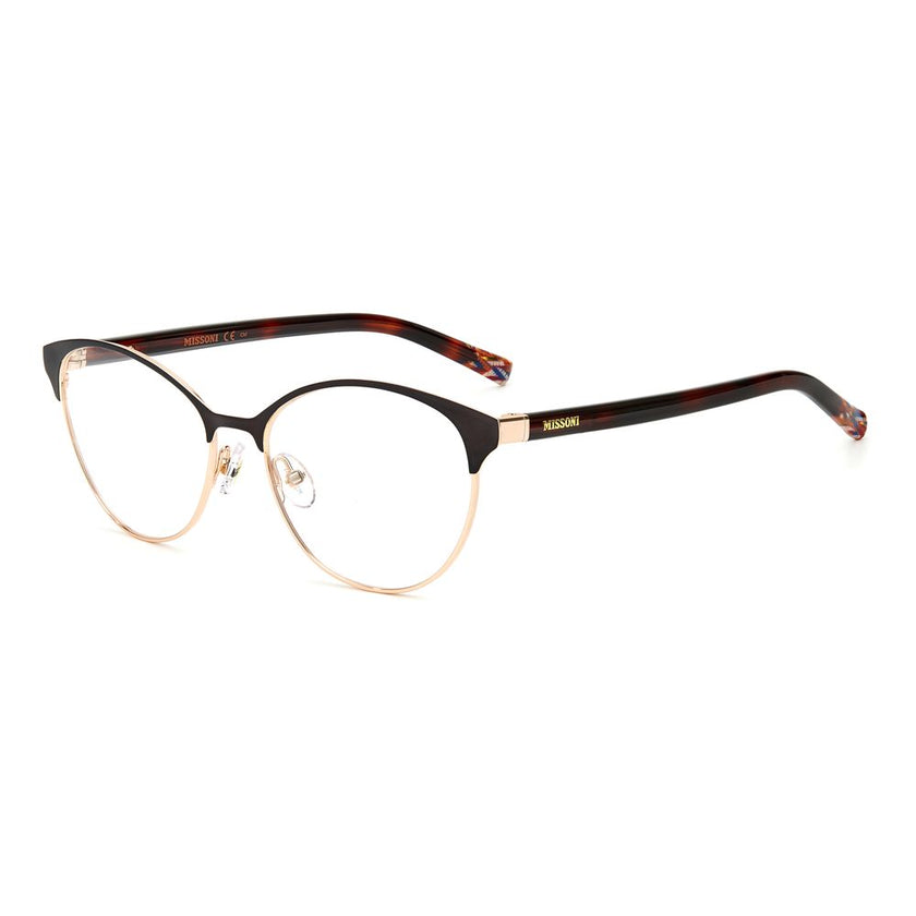 Brown Metal Glasses (Frames)GLASSES MISSONI WOMEN MIS-0024-09Q (Lens/Bridge/Temple) 55/16/140 mm.Material: METAL.Colour: Brown.Measures (Lens/Bridge/Temple): 55/16/140mm..Brown Metal Glasses (Frames)${tagsMissoniAulae Brown Metal Glasses (Frames) MissoniA