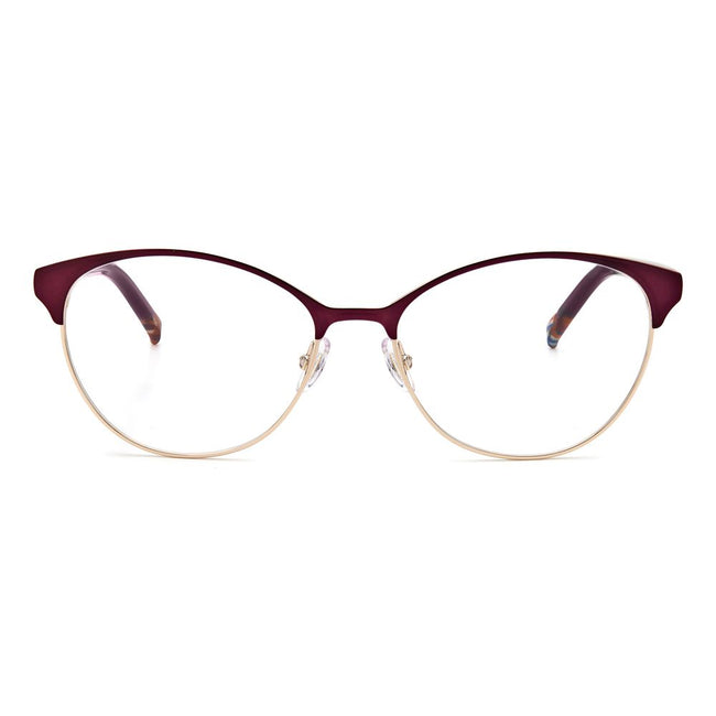 Purple Metal Glasses (Frames)GLASSES MISSONI WOMEN MIS-0024-B3V (Lens/Bridge/Temple) 55/16/140 mm.Material: METAL.Colour: Violet.Measures (Lens/Bridge/Temple): 55/16/140mm..Purple Metal Glasses (Frames)${tagsMissoniAulae Purple Metal Glasses (Frames) Miss