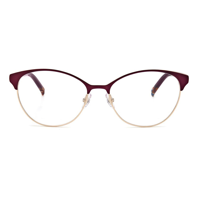 Purple Metal Glasses (Frames)GLASSES MISSONI WOMEN MIS-0024-B3V (Lens/Bridge/Temple) 55/16/140 mm.Material: METAL.Colour: Violet.Measures (Lens/Bridge/Temple): 55/16/140mm..Purple Metal Glasses (Frames)${tagsMissoniAulae Purple Metal Glasses (Frames) Miss