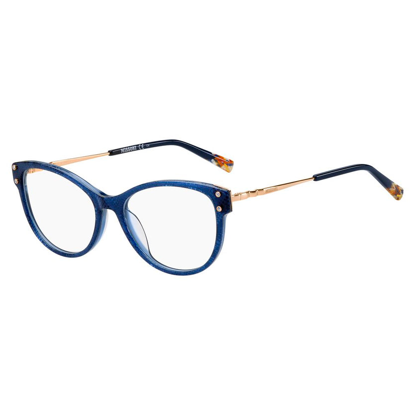 Blue Acetate Glasses (Frames)GLASSES MISSONI WOMEN MIS-0027-PJP (Lens/Bridge/Temple) 54/17/145 mm.Material: ACETATE.Colour: Blue.Measures (Lens/Bridge/Temple): 54/17/145mm..Blue Acetate Glasses (Frames)${tagsMissoniAulae Blue Acetate Glasses (Frames) Miss