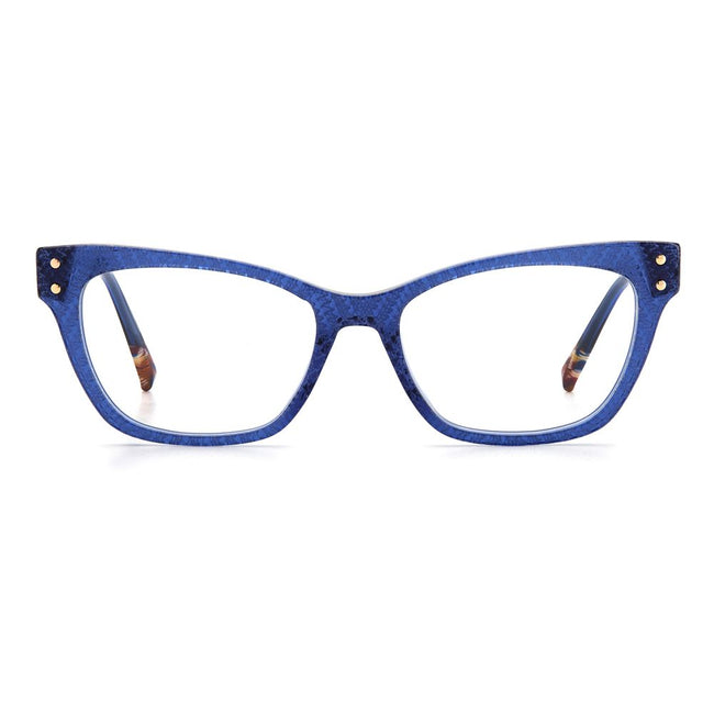 Blue Acetate Glasses (Frames)GLASSES MISSONI WOMEN MIS-0045-PJP (Lens/Bridge/Temple) 52/17/145 mm.Material: ACETATE.Colour: Blue.Measures (Lens/Bridge/Temple): 52/17/145mm..Blue Acetate Glasses (Frames)${tagsMissoniAulae Blue Acetate Glasses (Frames) Miss