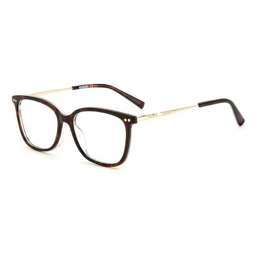Bicolor Acetate Glasses (Frames)GLASSES MISSONI WOMEN MIS-0085-086 (Lens/Bridge/Temple) 53/15/140 mm.Material: Acetate.Colour: Havana.Measures (Lens/Bridge/Temple): 53/15/140mm..Bicolor Acetate Glasses (Frames)${tagsMissoniAulae Bicolor Acetate Glasses (F