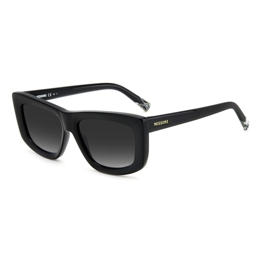 Black Plastic SunglassesSUNGLASSES MISSONI WOMEN MIS0111S807 (Lens/Bridge/Temple) 56/16/145 mm.Material: PLASTIC.Colour: BLACK.Measures (Lens/Bridge/Temple): 56/16/145mm.GREY.GradientBlack Plastic Sunglasses${tagsMissoniAulae Black Plastic Sunglasses Miss