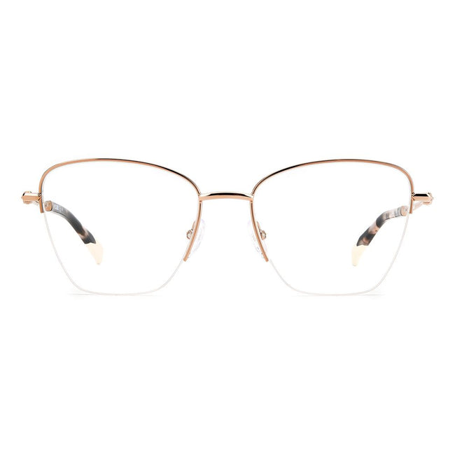 Gold Stainless Steel Glasses (Frames)GLASSES MISSONI WOMEN MIS-0122-DDB (Lens/Bridge/Temple) 53/18/140 mm.Material: Stainless Steel.Colour: Gold Copper.Measures (Lens/Bridge/Temple): 53/18/140mm..Gold Stainless Steel Glasses (Frames)${tagsMissoniAulae Gol