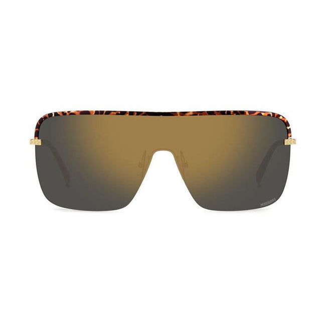 Gold Metal SunglassesSUNGLASSES MISSONI WOMEN MIS0139S0NR (Lens/Bridge/Temple) 99/00/135 mm.Material: METAL.Colour: GOLDEN.Measures (Lens/Bridge/Temple): 99/00/135mm.GREY.MIRROREDGold Metal Sunglasses${tagsMissoniAulae Gold Metal Sunglasses MissoniAulae G