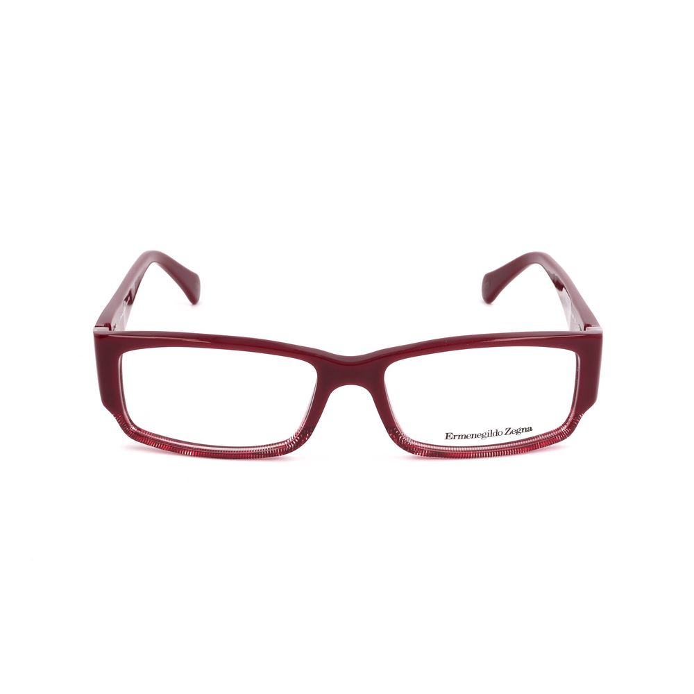 Red Synthetic Glasses Frames with Multicolor Design