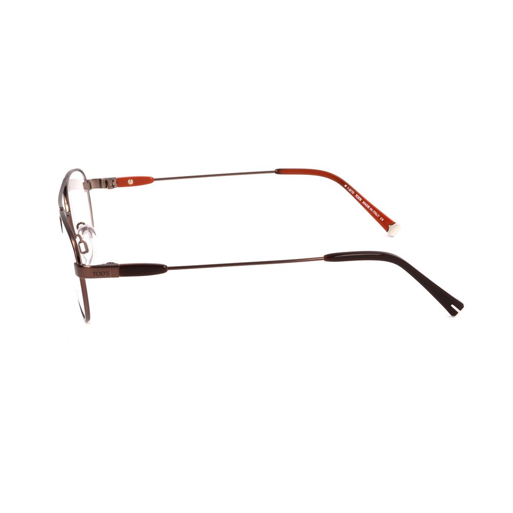 Matte Brown Synthetic Metal Glasses Frames