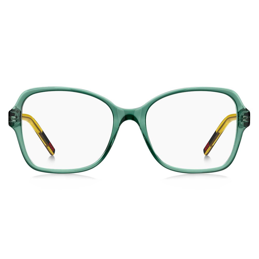 Green Acetate Glasses (Frames)GLASSES HUGO WOMEN HG1267GP7F317 (Lens/Bridge/Temple) 53/17/140 mm.Material: ACETATE.Colour: GREEN.Measures (Lens/Bridge/Temple): 53/17/140mm..Green Acetate Glasses (Frames)${tagsHugo BossAulae Green Acetate Frames Hugo BossA