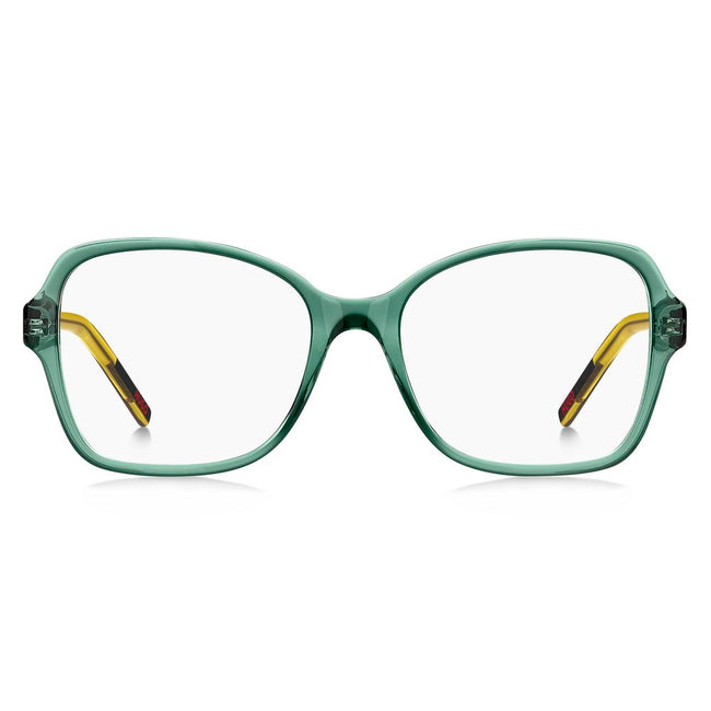 Green Acetate Glasses (Frames)GLASSES HUGO WOMEN HG1267GP7F317 (Lens/Bridge/Temple) 53/17/140 mm.Material: ACETATE.Colour: GREEN.Measures (Lens/Bridge/Temple): 53/17/140mm..Green Acetate Glasses (Frames)${tagsHugo BossAulae Green Acetate Frames Hugo BossA