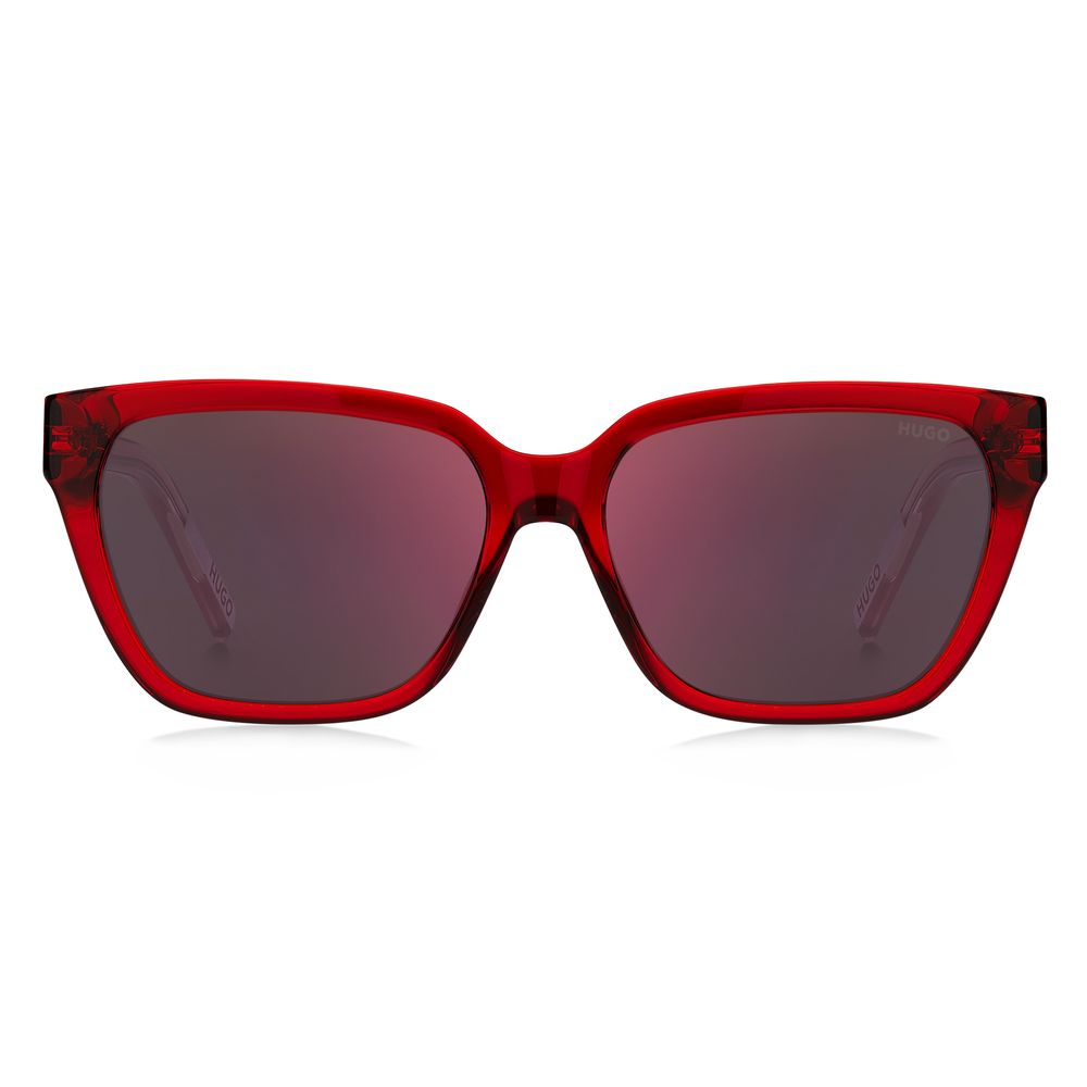 Red Acetate SunglassesSUNGLASSES HUGO WOMEN HG1264S92YF6A (Lens/Bridge/Temple) 56/17/140 mm.Material: ACETATE.Colour: RED.Measures (Lens/Bridge/Temple): 56/17/140mm.RED.100% UV PROTECTIONRed Acetate Sunglasses${tagsHugo BossAulae Red Acetate Sunglasses Hu