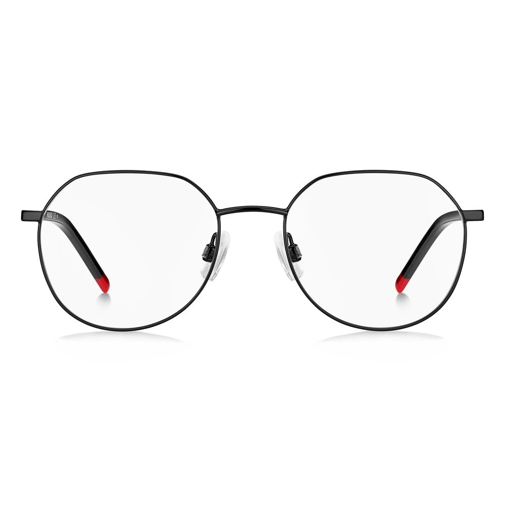 Black Metal Glasses (Frames)GLASSES HUGO WOMEN HG-1186-807 (Lens/Bridge/Temple) 52/19/140 mm.Material: METAL.Colour: Black.Measures (Lens/Bridge/Temple): 52/19/140mm..Black Metal Glasses (Frames)${tagsHugo BossAulae Black Metal Glasses (Frames) Hugo BossA