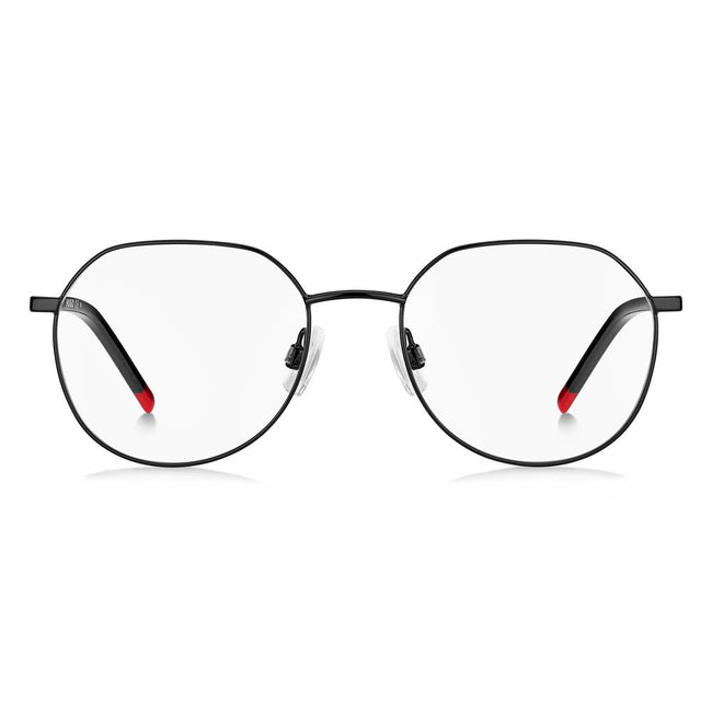 Black Metal Glasses (Frames)GLASSES HUGO WOMEN HG-1186-807 (Lens/Bridge/Temple) 52/19/140 mm.Material: METAL.Colour: Black.Measures (Lens/Bridge/Temple): 52/19/140mm..Black Metal Glasses (Frames)${tagsHugo BossAulae Black Metal Glasses (Frames) Hugo BossA