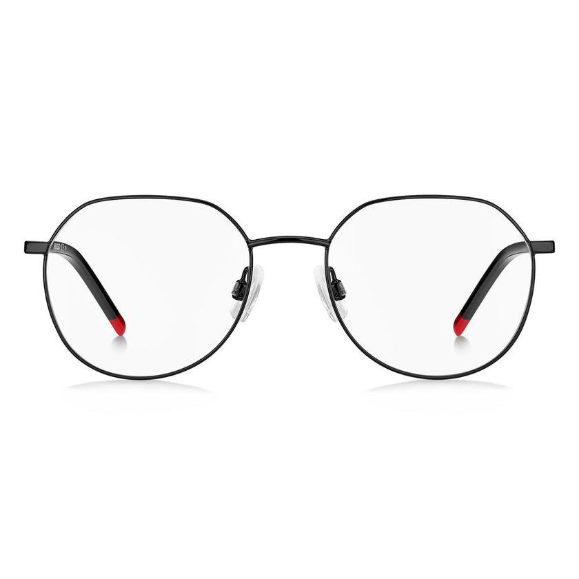 Black Metal Glasses (Frames)GLASSES HUGO WOMEN HG-1186-807 (Lens/Bridge/Temple) 52/19/140 mm.Material: METAL.Colour: Black.Measures (Lens/Bridge/Temple): 52/19/140mm..Black Metal Glasses (Frames)${tagsHugo BossAulae Black Metal Glasses (Frames) Hugo BossA