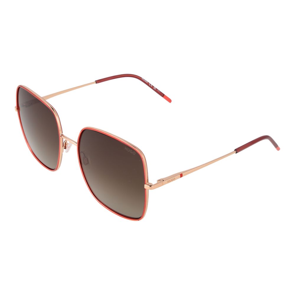 Red Metal SunglassesGender Women Main color Red Frame color Red Frame material Metal Rim Style Full-Rim Lenses Color Brown Lenses Material Plastic Lenses Effect Gradient Lenses width 58 Size 58-20-145 Lenses Height 55 Bridge width 20 Frame width 145 Templ