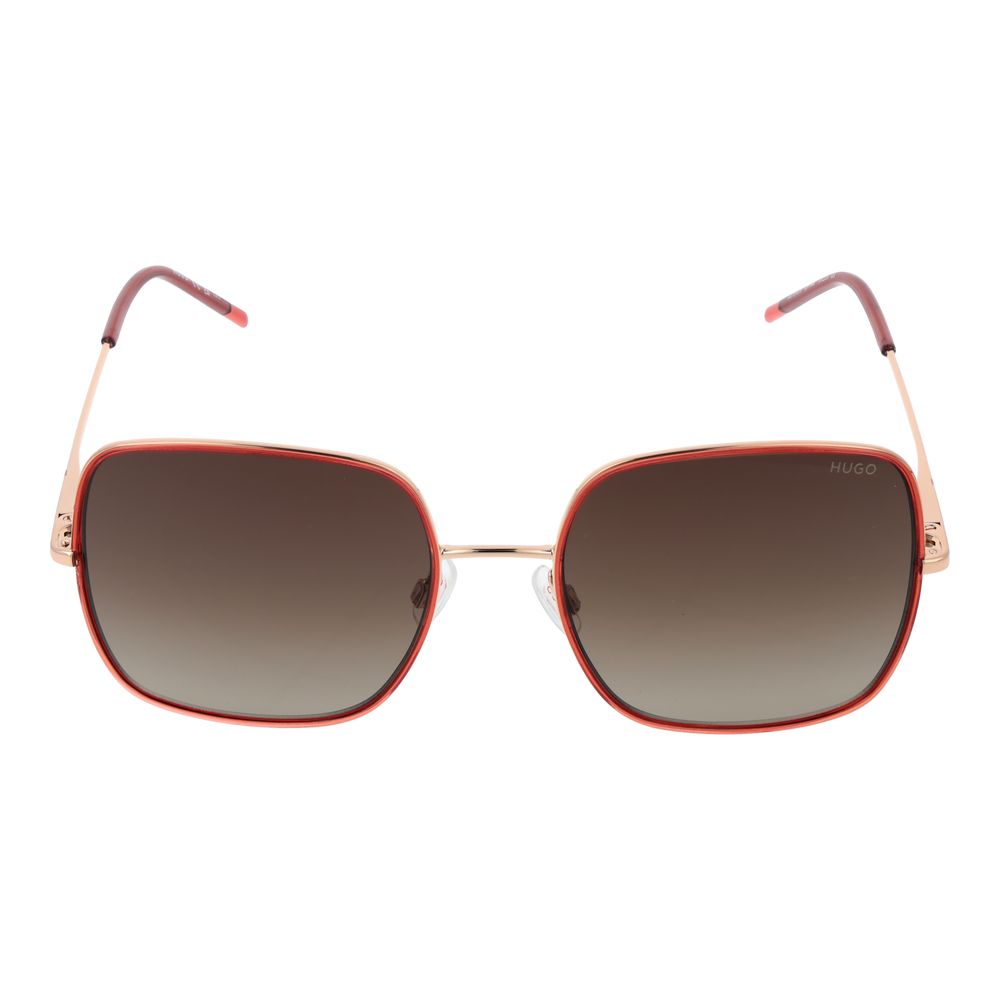 Red Metal SunglassesGender Women Main color Red Frame color Red Frame material Metal Rim Style Full-Rim Lenses Color Brown Lenses Material Plastic Lenses Effect Gradient Lenses width 58 Size 58-20-145 Lenses Height 55 Bridge width 20 Frame width 145 Templ