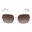 Red Metal SunglassesGender Women Main color Red Frame color Red Frame material Metal Rim Style Full-Rim Lenses Color Brown Lenses Material Plastic Lenses Effect Gradient Lenses width 58 Size 58-20-145 Lenses Height 55 Bridge width 20 Frame width 145 Templ