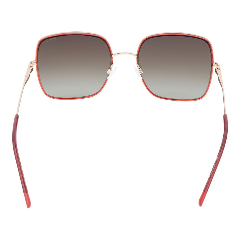 Red Metal SunglassesGender Women Main color Red Frame color Red Frame material Metal Rim Style Full-Rim Lenses Color Brown Lenses Material Plastic Lenses Effect Gradient Lenses width 58 Size 58-20-145 Lenses Height 55 Bridge width 20 Frame width 145 Templ