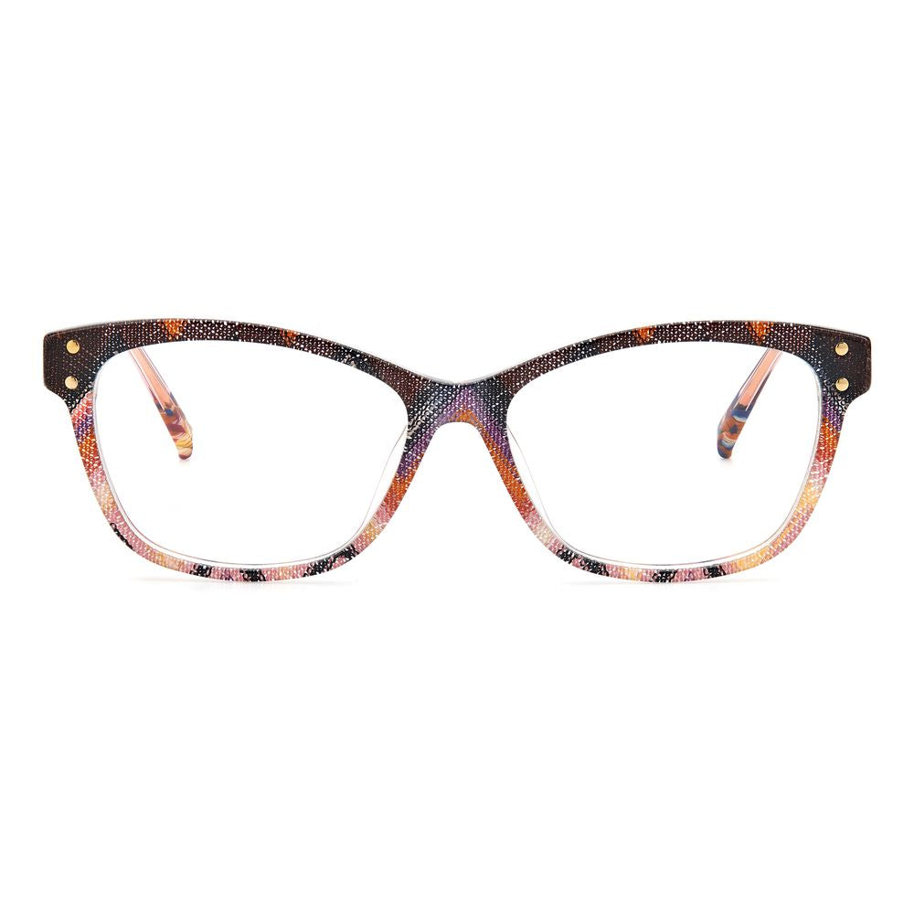 Bicolor Acetate Glasses (Frames)GLASSES MISSONI WOMEN MIS-0006-OBL (Lens/Bridge/Temple) 53/15/140 mm.Material: ACETATE.Colour: PTTRN PNK.Measures (Lens/Bridge/Temple): 53/15/140mm..Bicolor Acetate Glasses (Frames)${tagsMissoniAulae Bicolor Acetate Glasses