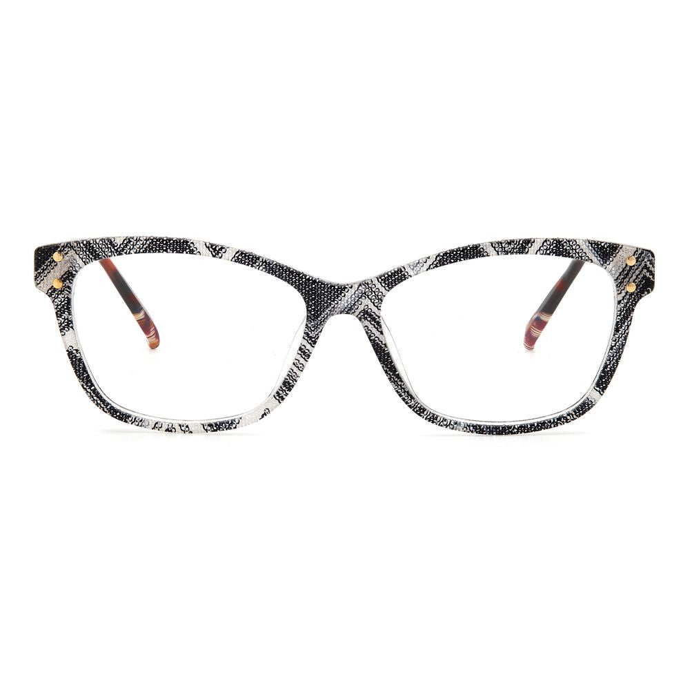 Weiß-schwarze, synthetische Bicolor-Brillenfassungen