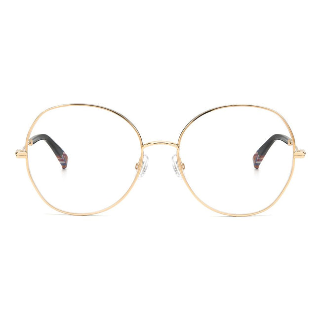 Bicolor Metal Glasses (Frames)GLASSES MISSONI WOMEN MIS-0016-2M2 (Lens/Bridge/Temple) 55/17/140 mm.Material: METAL.Colour: BLK GOLD.Measures (Lens/Bridge/Temple): 55/17/140mm..Bicolor Metal Glasses (Frames)${tagsMissoniAulae Bicolor Metal Glasses (Frames)