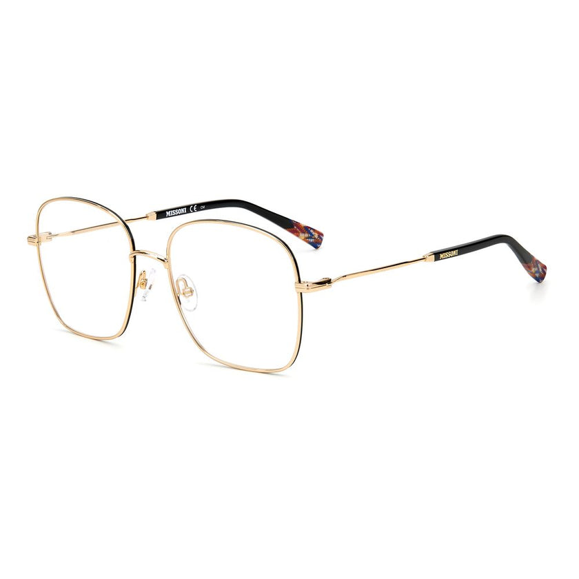 Bicolor Metal Glasses (Frames)GLASSES MISSONI WOMEN MIS-0017-2M2 (Lens/Bridge/Temple) 54/17/140 mm.Material: METAL.Colour: BLK GOLD.Measures (Lens/Bridge/Temple): 54/17/140mm..Bicolor Metal Glasses (Frames)${tagsMissoniAulae Bicolor Metal Glasses (Frames)