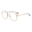 Bicolor Metal Glasses (Frames)GLASSES MISSONI WOMEN MIS-0017-KY2 (Lens/Bridge/Temple) 54/17/140 mm.Material: METAL.Colour: Blue Gold.Measures (Lens/Bridge/Temple): 54/17/140mm..Bicolor Metal Glasses (Frames)${tagsMissoniAulae Bicolor Metal Glasses (Frames