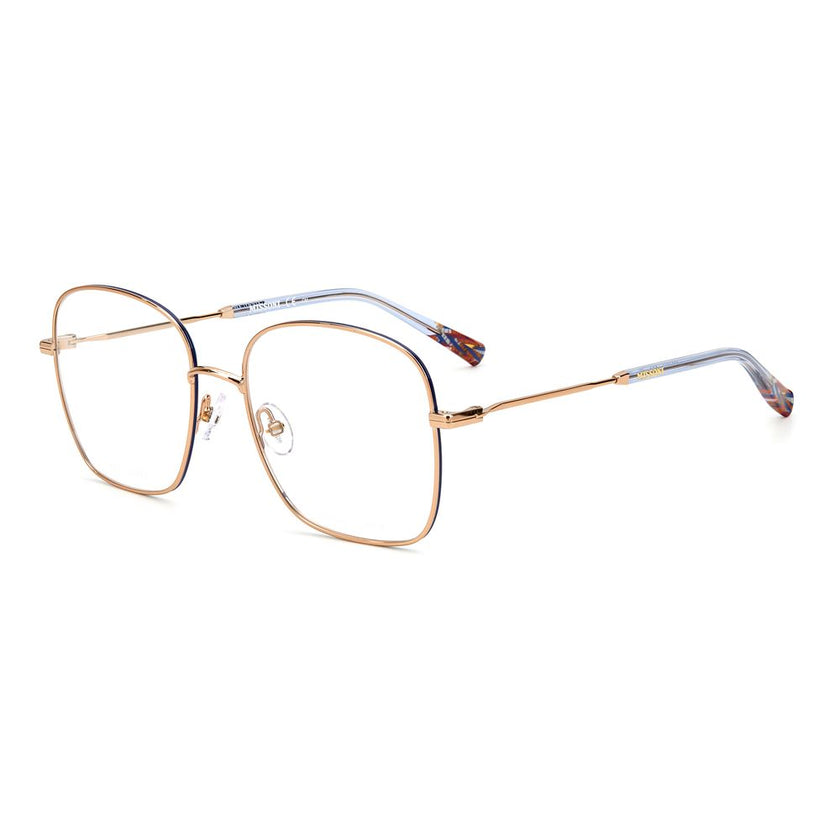 Bicolor Metal Glasses (Frames)GLASSES MISSONI WOMEN MIS-0017-KY2 (Lens/Bridge/Temple) 54/17/140 mm.Material: METAL.Colour: Blue Gold.Measures (Lens/Bridge/Temple): 54/17/140mm..Bicolor Metal Glasses (Frames)${tagsMissoniAulae Bicolor Metal Glasses (Frames