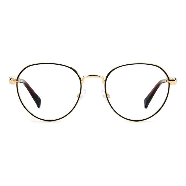 Bicolor Metal Glasses (Frames)GLASSES MISSONI WOMEN MIS-0077-2M2 (Lens/Bridge/Temple) 49/18/140 mm.Material: METAL.Colour: BLK GOLD.Measures (Lens/Bridge/Temple): 49/18/140mm..Bicolor Metal Glasses (Frames)${tagsMissoniAulae Bicolor Metal Glasses (Frames)