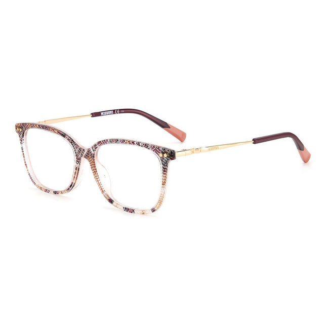 Multicolor Acetate Glasses (Frames)GLASSES MISSONI WOMEN MIS-0085-Q5T (Lens/Bridge/Temple) 53/15/140 mm.Material: Acetate.Colour: Cherry Pattren Pink.Measures (Lens/Bridge/Temple): 53/15/140mm..Multicolor Acetate Glasses (Frames)${tagsMissoniAulae Multico