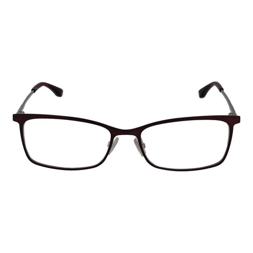 Burgundy Stainless Steel Glasses (Frames)Gender Women Main color Burgundy Filter Category None Extra None Frame color Burgundy Frame material Stainless Steel Lenses Color Demo glasses Lenses Material Plastic Style Rectangle Lenses Effect No Extra Protecti