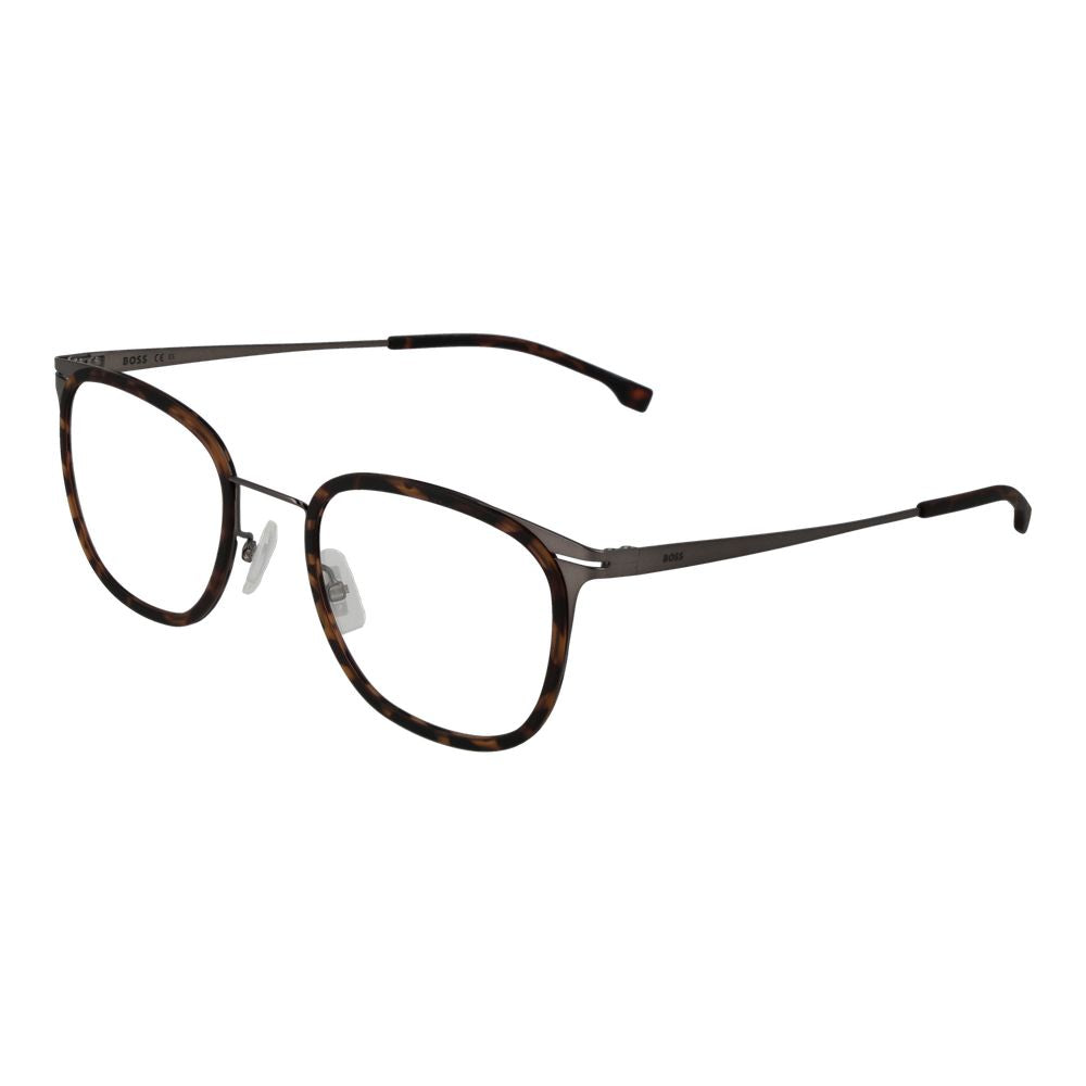 Brown Stainless Steel Glasses (Frames)Gender Men Main color Brown Filter Category None Extra None Frame color Brown Frame material Stainless Steel Lenses Color Demo glasses Lenses Material Plastic Style Rectangle Lenses Effect No Extra Protection None Len