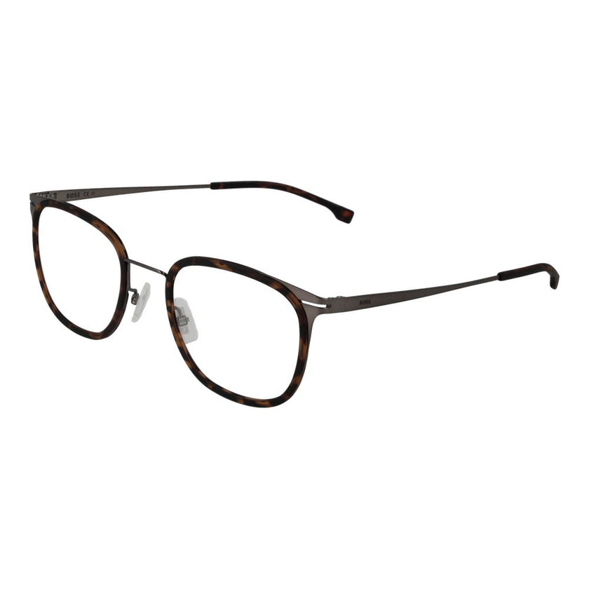Brown Stainless Steel Glasses (Frames)Gender Men Main color Brown Filter Category None Extra None Frame color Brown Frame material Stainless Steel Lenses Color Demo glasses Lenses Material Plastic Style Rectangle Lenses Effect No Extra Protection None Len
