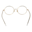 Gold Titanium Glasses (Frames)Gender Women Main color Gold Filter Category None Extra None Frame color Gold Frame material Titanium Lenses Color Demo glasses Lenses Material Plastic Style Round Lenses Effect No Extra Protection None Lenses width 52 Lenses