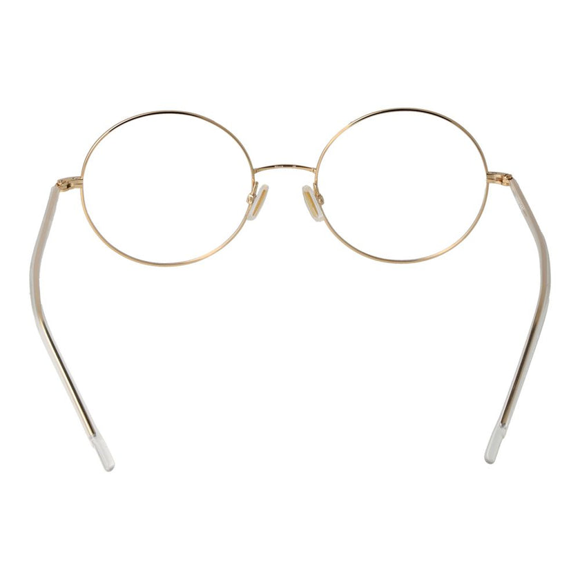 Gold Titanium Glasses (Frames)Gender Women Main color Gold Filter Category None Extra None Frame color Gold Frame material Titanium Lenses Color Demo glasses Lenses Material Plastic Style Round Lenses Effect No Extra Protection None Lenses width 52 Lenses