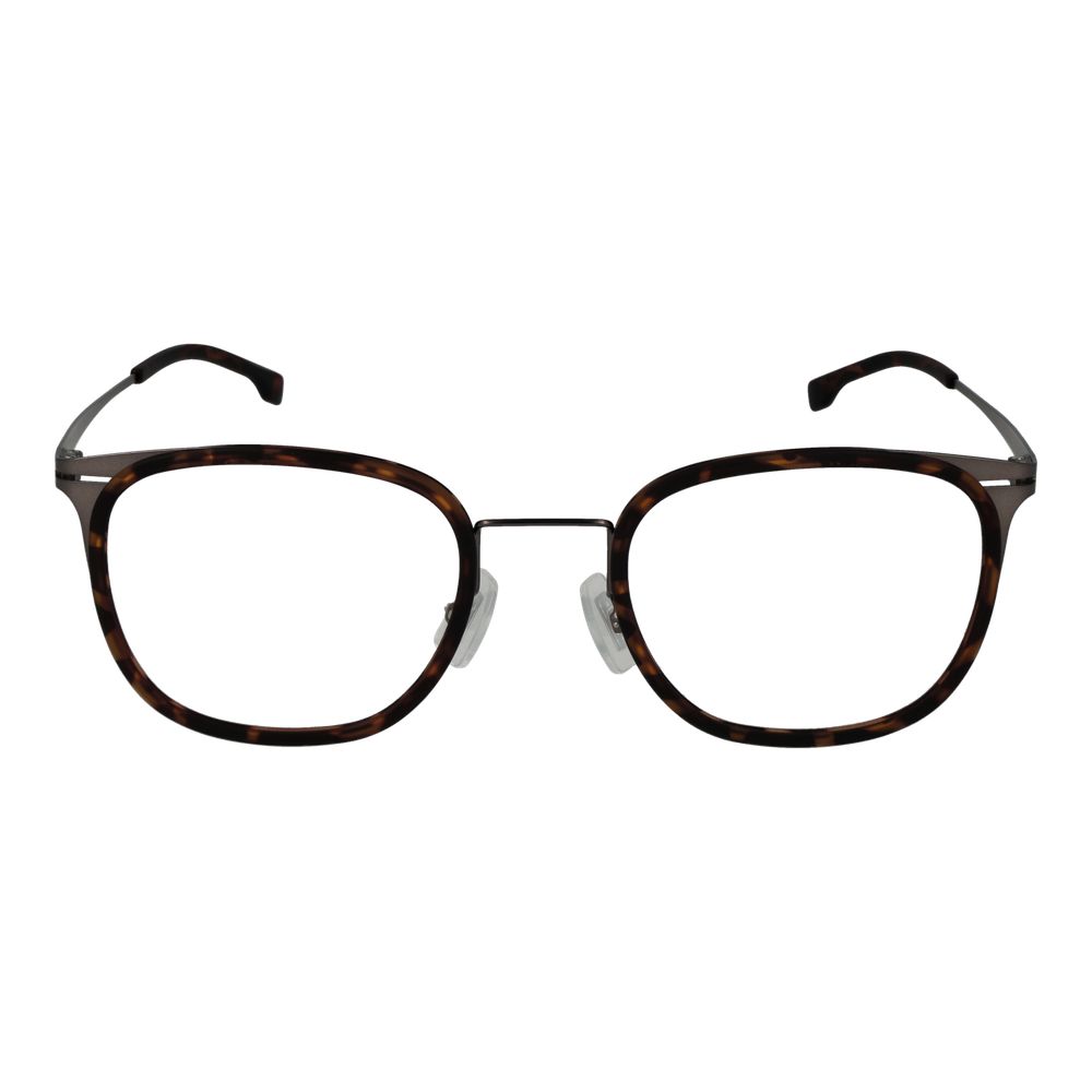 Brown Stainless Steel Glasses (Frames)Gender Men Main color Brown Filter Category None Extra None Frame color Brown Frame material Stainless Steel Lenses Color Demo glasses Lenses Material Plastic Style Rectangle Lenses Effect No Extra Protection None Len