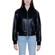 Black Polyethylene Jackets & CoatThe Calvin Klein Jeans FAUX LEATHER BOMBER J20J223546 is the perfect choice for those seeking a modern and edgy look. Crafted from a blend of 60% polyurethane and 40% polyester, this jacket offers a sophisticated appearanc