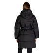 Black Nylon Jackets & CoatThe Calvin Klein Jeans LOGO BELT LONG PUFFER J20J224122 women’s long puffer coat is the perfect choice for those seeking style and protection on colder days. Made with a blend of 52% nylon and 48% polyamide, this jacket is lightw