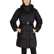 Black Nylon Jackets & CoatThe Calvin Klein Jeans LOGO BELT LONG PUFFER J20J224122 women’s long puffer coat is the perfect choice for those seeking style and protection on colder days. Made with a blend of 52% nylon and 48% polyamide, this jacket is lightw