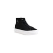 Black Suede Leather SneakerThe Calvin Klein Jeans VULC FLATFORM LACEUP YW0YW01584 women’s sneakers combine contemporary style with exceptional comfort. Crafted entirely from high-quality suede leather, these sneakers feature a mid-top silhouette and a vul