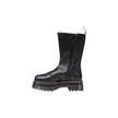 Black Leather BootThe Dr. Martens Audrick Chelsea Tall Nappa Lux 30966001 boots embody the essence of contemporary urban style, designed for women seeking both character and comfort in a single model. Made from 100% premium leather, these tall boots featu