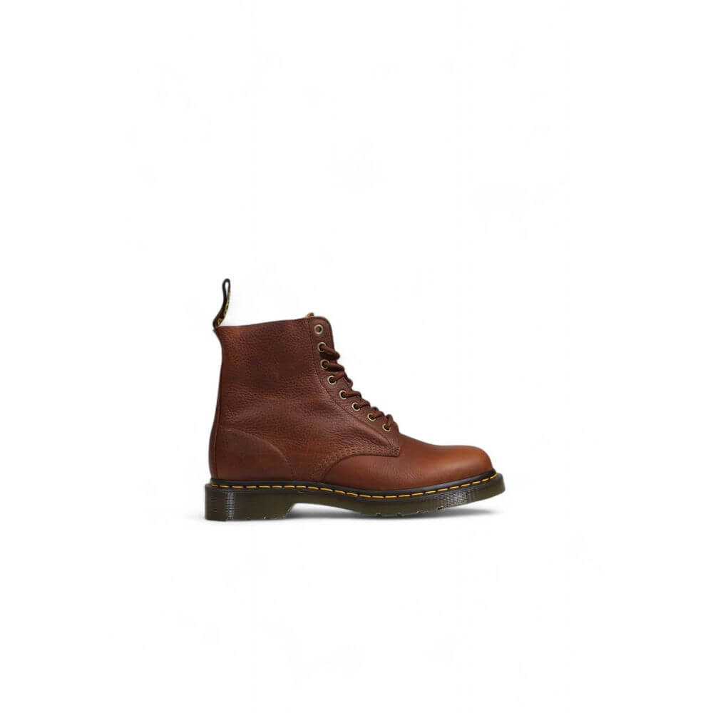 Brown Leather Athletic SneakersThe Dr. Martens 1460 Pascal Ambassador boots are a timeless icon, perfect for those who want to combine character and comfort. Crafted entirely from high-quality leather, these boots feature a sturdy upper with a subtly pebb
