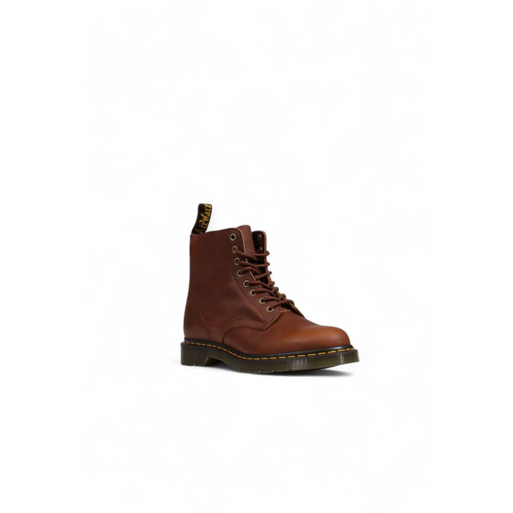 Brown Leather Athletic SneakersThe Dr. Martens 1460 Pascal Ambassador boots are a timeless icon, perfect for those who want to combine character and comfort. Crafted entirely from high-quality leather, these boots feature a sturdy upper with a subtly pebb