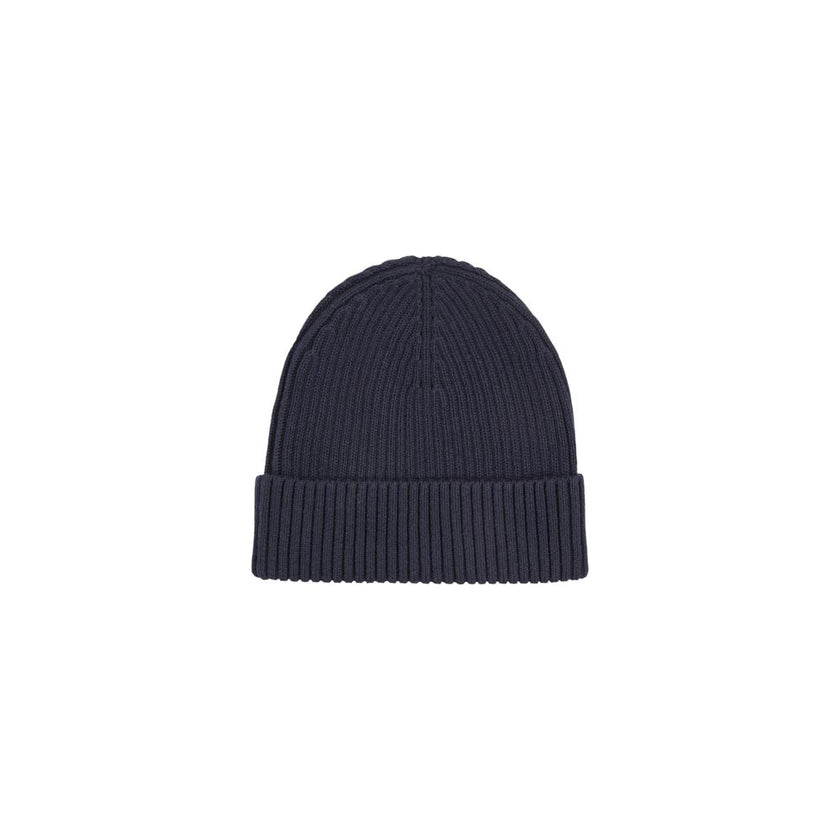 Blue Organic Cotton Cap (Baseball Hat)Discover the Calvin Klein CLASSIC COTTON RIB BEANIE for men, an essential accessory for your winter wardrobe. Made from a blend of 50% organic cotton, 45% cotton, and 5% cashmere, this beanie offers the perfect combin